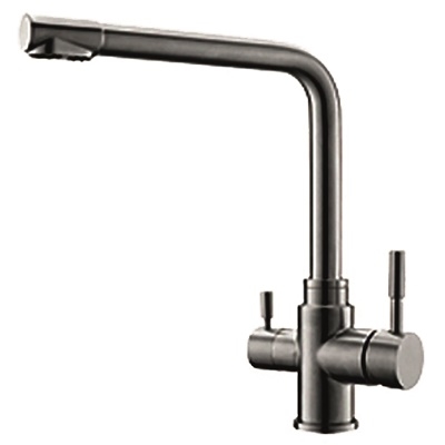 INOX MJEŠALICA ZA SUDOPER VISOKA L izljev, S FILTEROM  GUN METAL